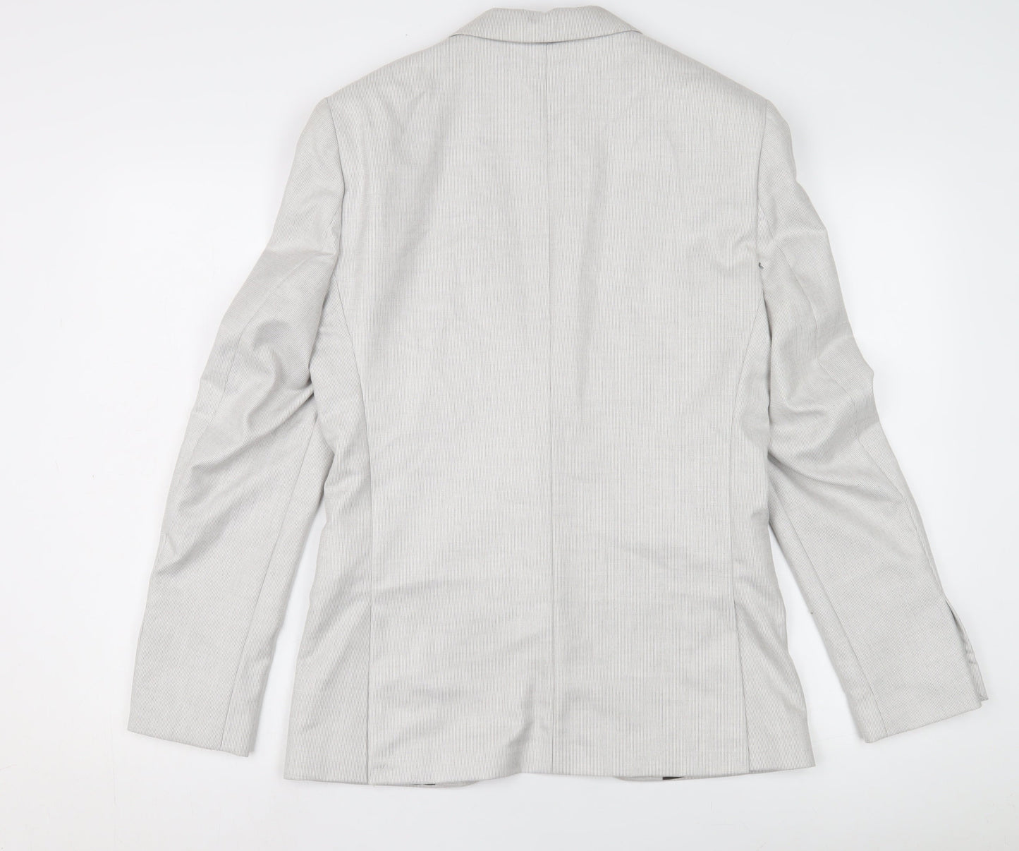 Mens UK Size 36 River Island Regular Grey Suit Jacket