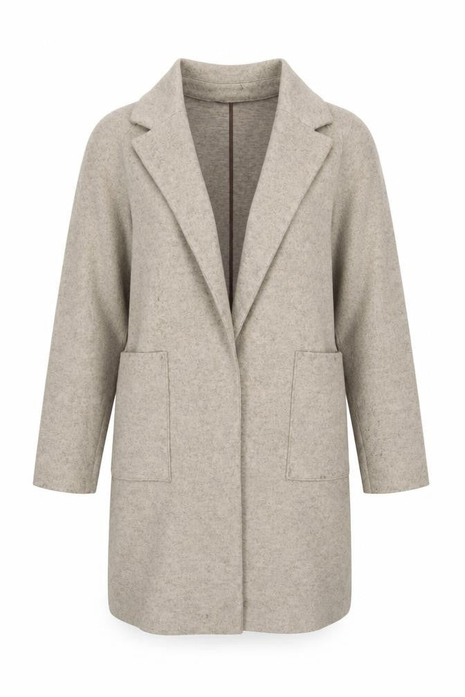Next Women's Beige Coatigan, Size 6 Plus, Pockets, Knit