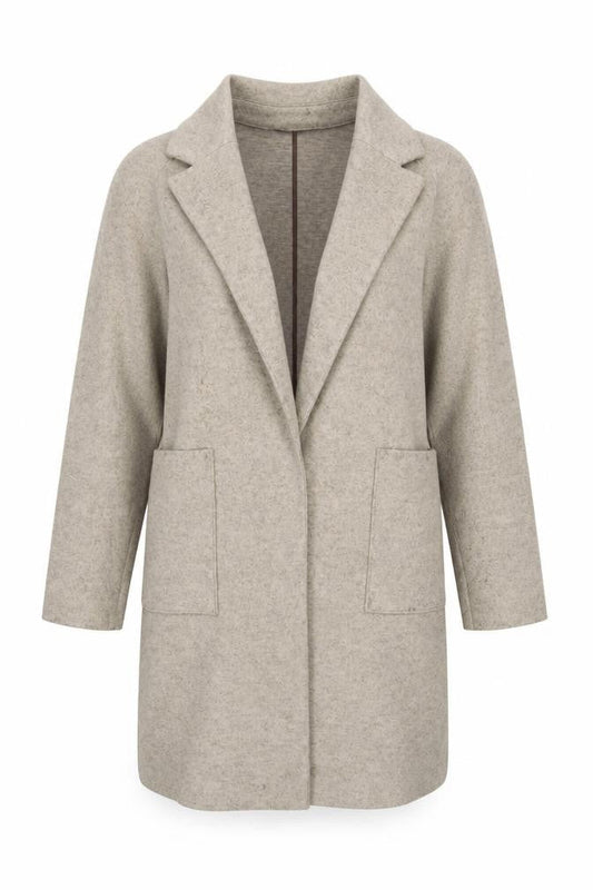 Next Women's Beige Coatigan, Size 6 Plus, Pockets, Knit