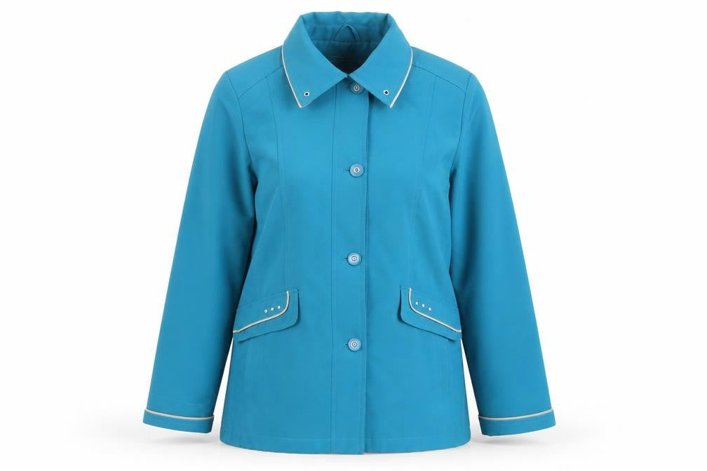 Womens UK Size 10 Finesse Blue Basic Jacket