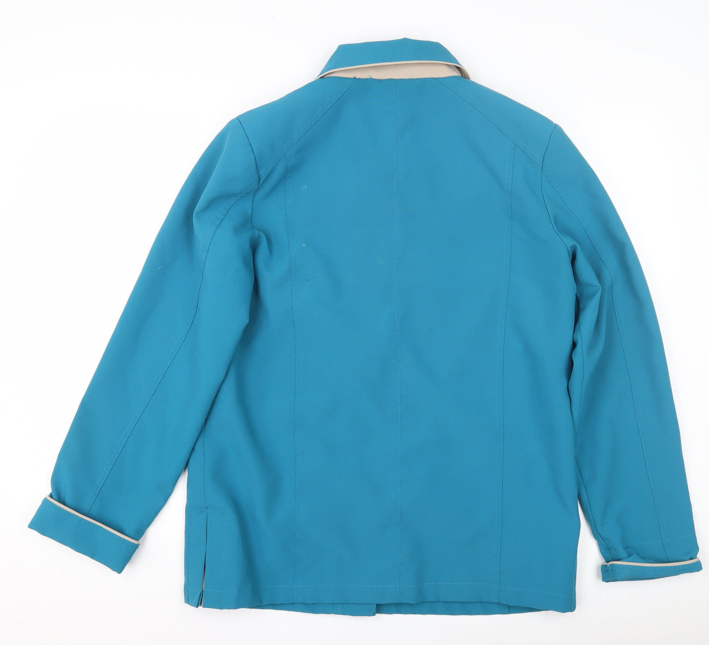 Womens UK Size 10 Finesse Blue Basic Jacket