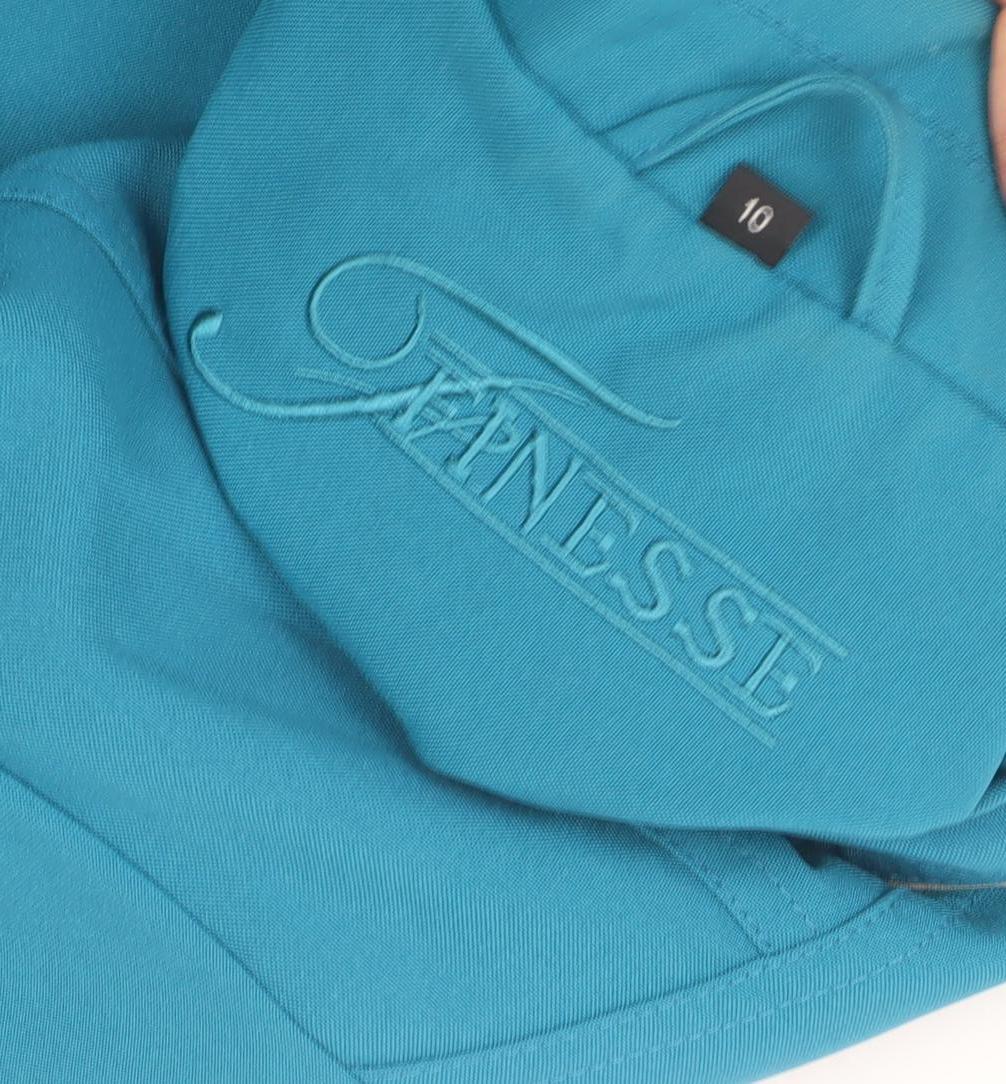 Womens UK Size 10 Finesse Blue Basic Jacket