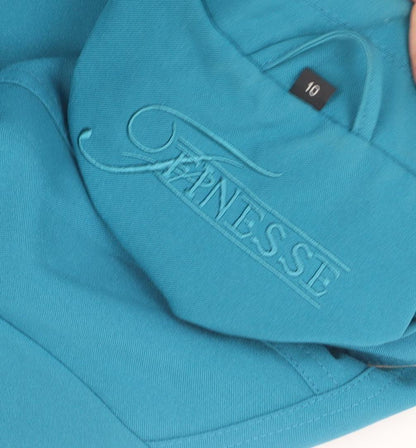 Womens UK Size 10 Finesse Blue Basic Jacket