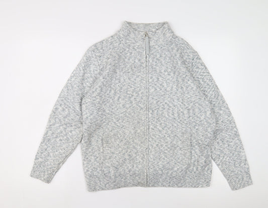 Womens UK Size 14 Honor Millburn Grey Basic Jacket
