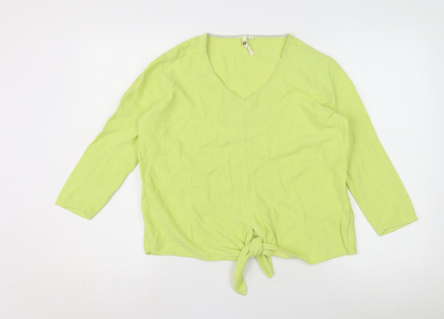 Womens UK Size 10 White Stuff Green Pullover Jumper