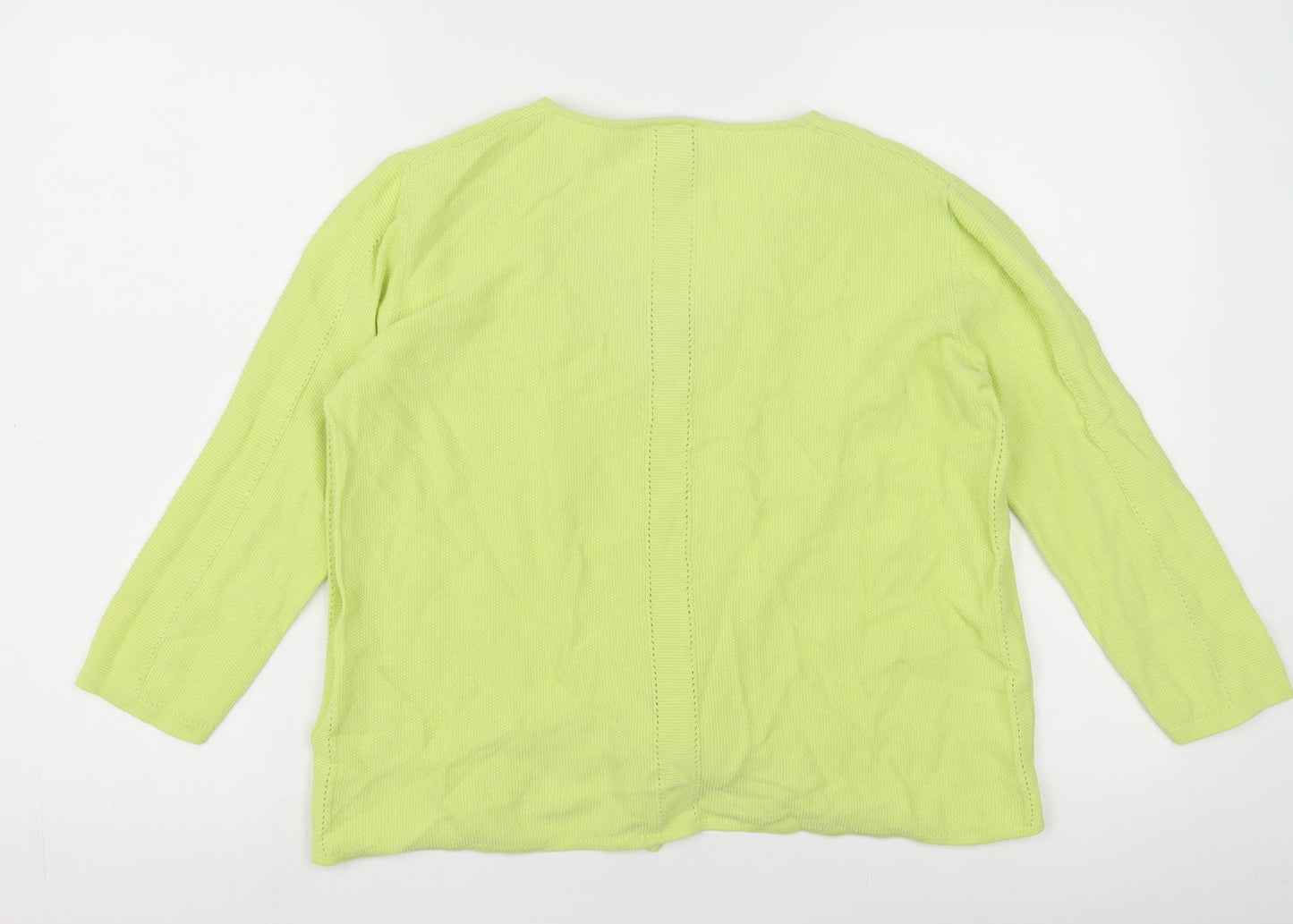 Womens UK Size 10 White Stuff Green Pullover Jumper