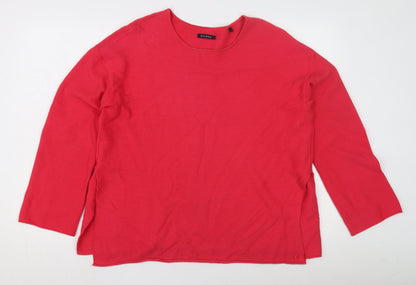 Marc O'Polo Women's Red Cotton Pullover Jumper L