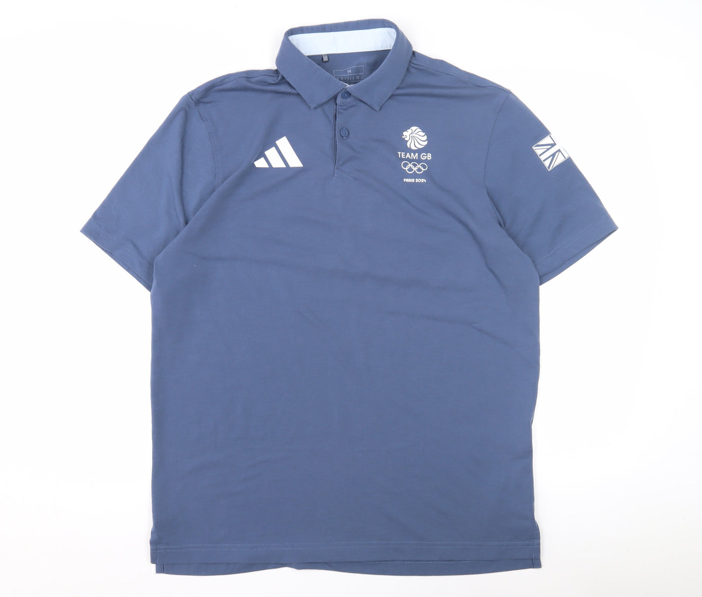 Adidas Men's Blue Team GB Polo M Sports Style