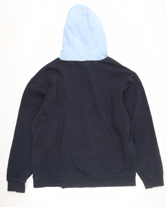 Mens UK Size XL Beck & Hersey Blue Pullover Hoodie