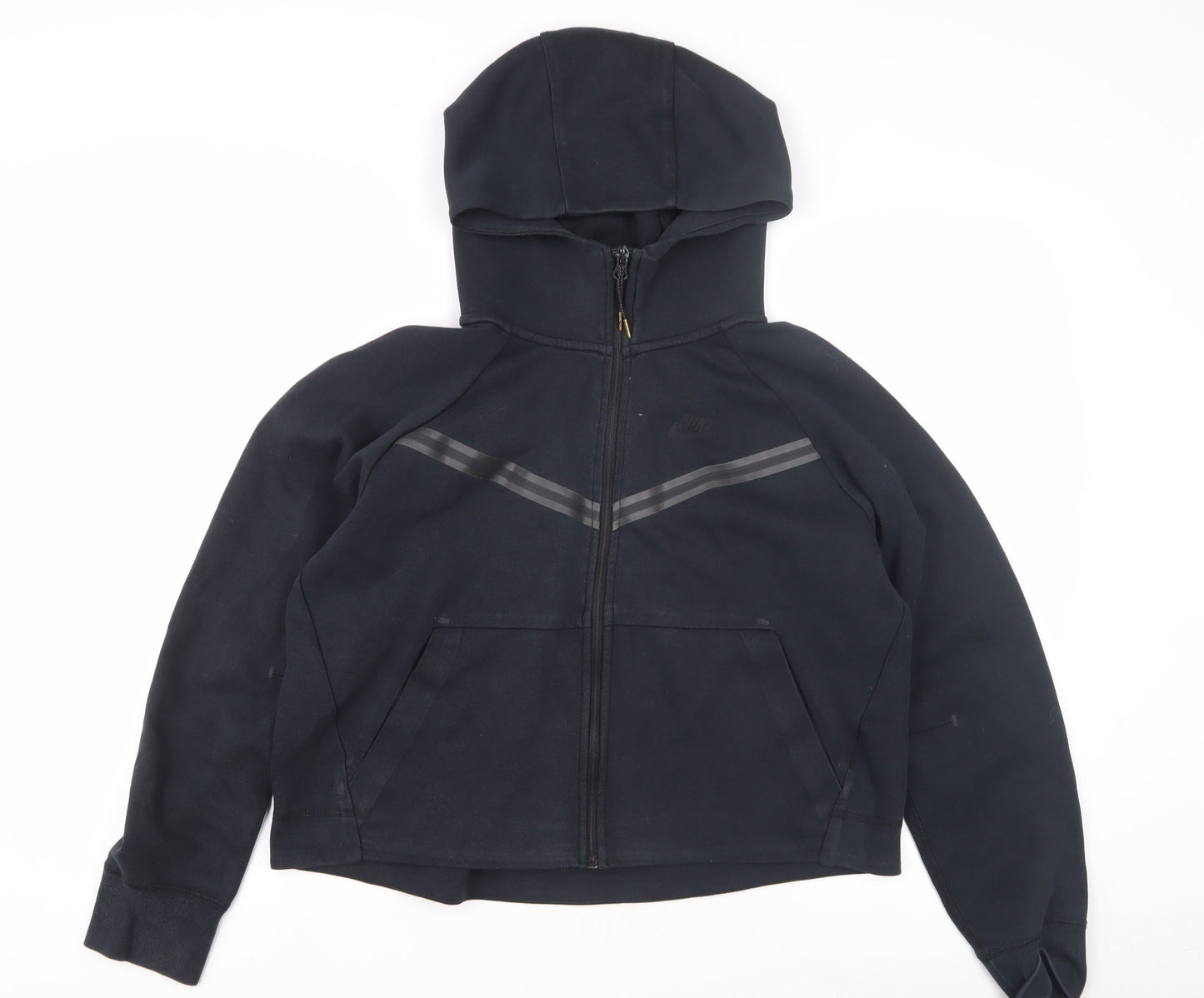 Nike Unisex Black M Full Zip Hoodie