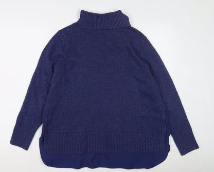Womens UK Size L Monsoon Blue Pullover Jumper