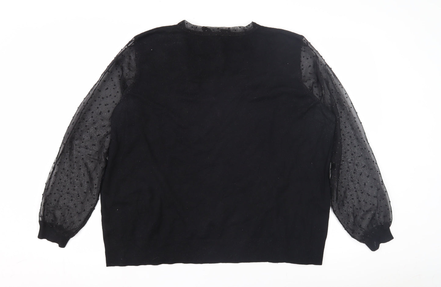 Womens UK Size XL Monsoon Black Pullover Jumper