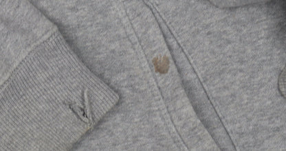 Mens UK Size L Nike Grey Full Zip Hoodie