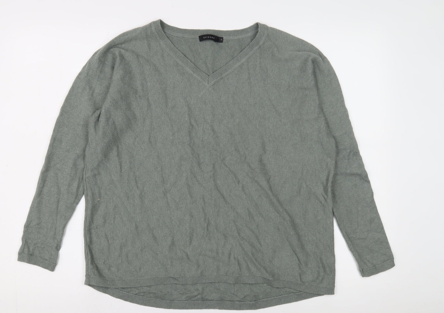 Womens UK Size 8 Episode Grey Pullover Jumper