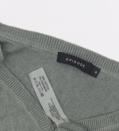 Womens UK Size 8 Episode Grey Pullover Jumper