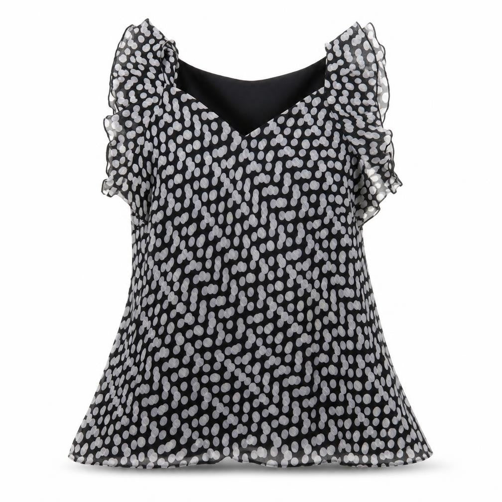 Womens UK Size 8 Joanna Hope Black Tunic Blouse