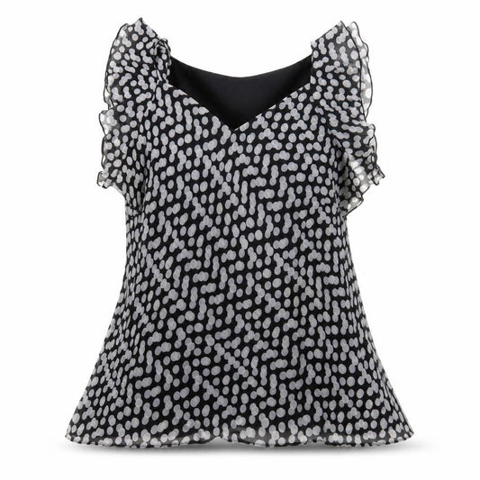 Womens UK Size 8 Joanna Hope Black Tunic Blouse