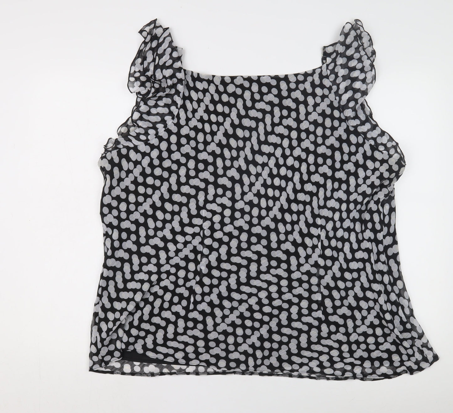 Womens UK Size 8 Joanna Hope Black Tunic Blouse