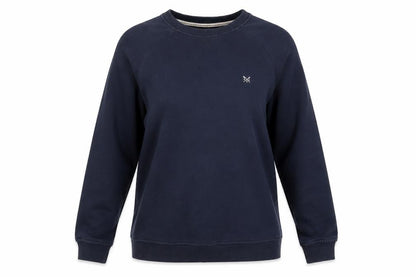 Front view of Crew Clothing Blue Sweatshirt, size 10