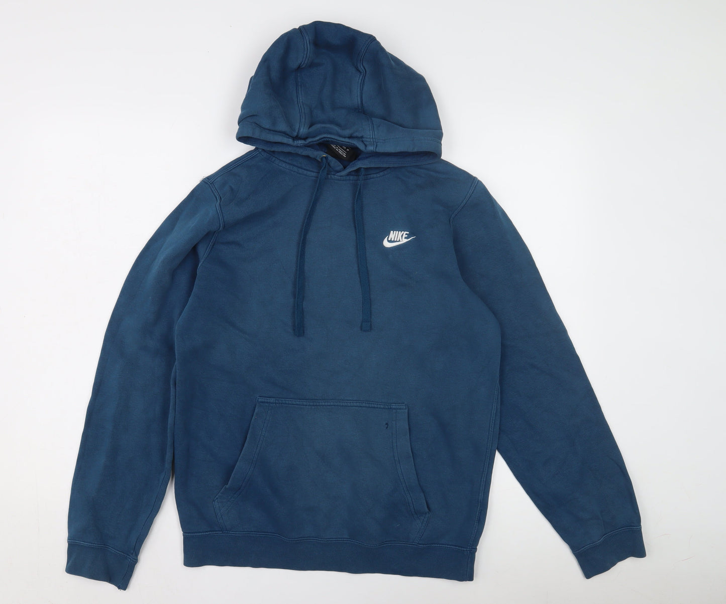 Mens UK Size XS Nike Blue Pullover Hoodie