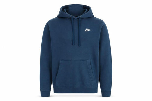 Mens UK Size XS Nike Blue Pullover Hoodie
