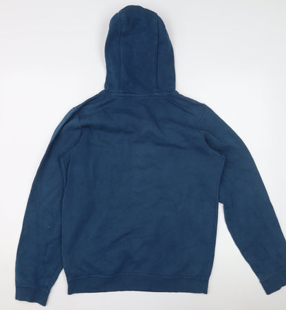 Mens UK Size XS Nike Blue Pullover Hoodie