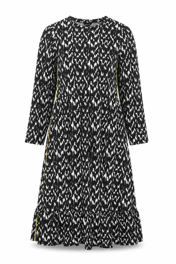 Saint + Sofia Multicoloured Women's Long Sleeve Dress