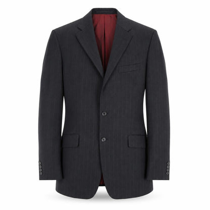 Marks and Spencer Men's Grey Striped Wool Blazer Size 40