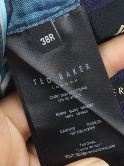 Ted Baker Men's Blue Jacket Size 38R