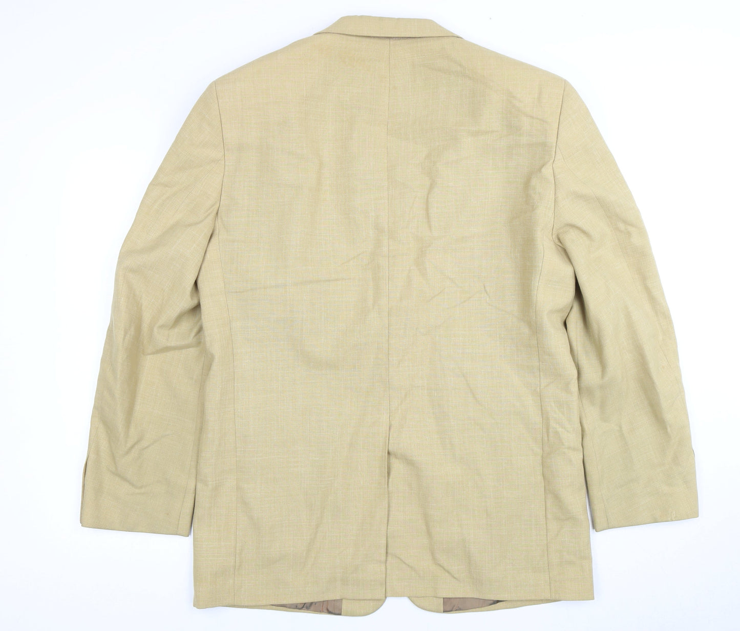 Kartel Men's Beige Blazer 40R Single-Breasted Formal
