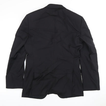 Mens UK Size 36 Boss Regular Black Suit Jacket