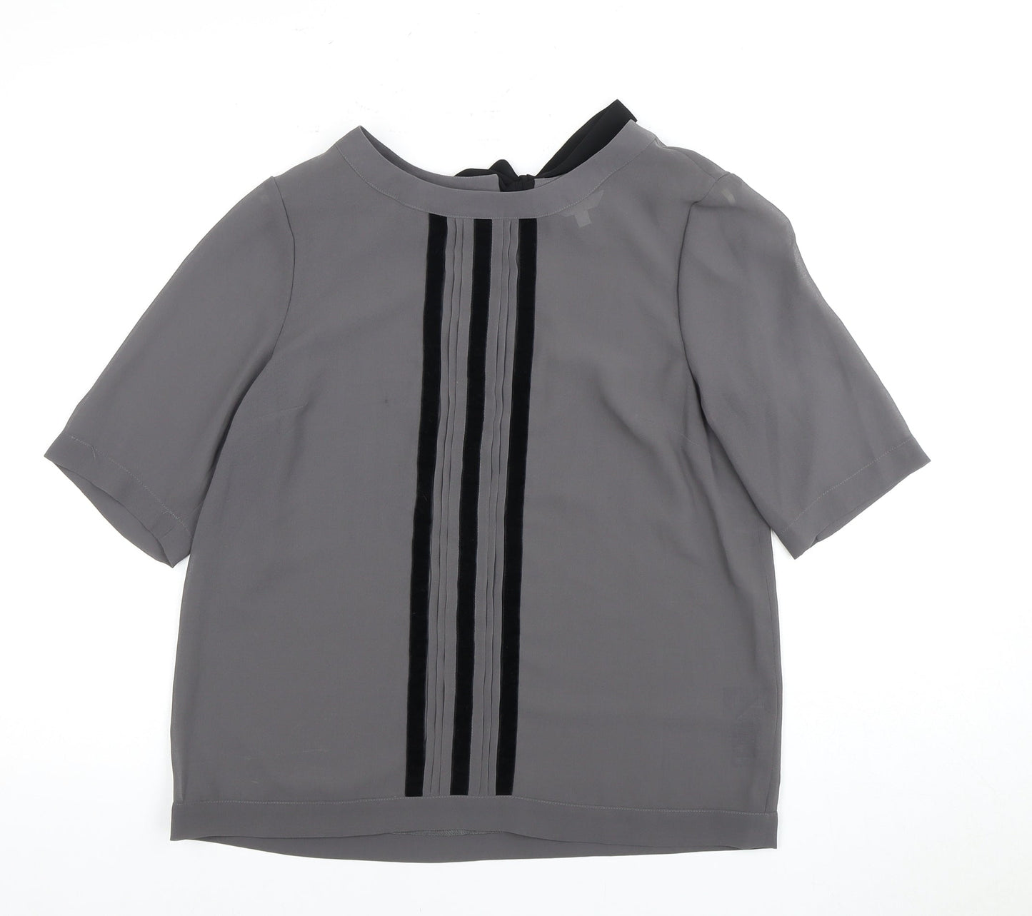 Womens UK Size 12 Marks and Spencer Grey Basic Blouse