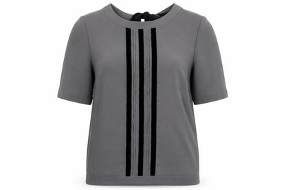 Womens UK Size 12 Marks and Spencer Grey Basic Blouse