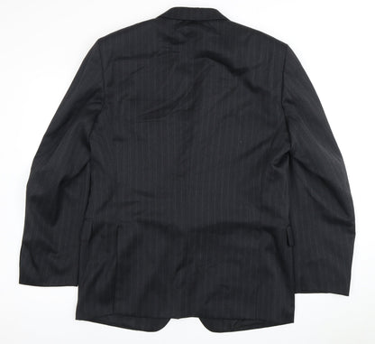 Mens UK Size 46 Odermark Regular Black Suit Jacket