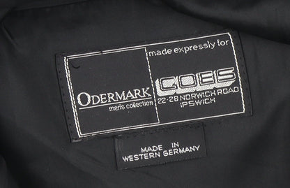Mens UK Size 46 Odermark Regular Black Suit Jacket
