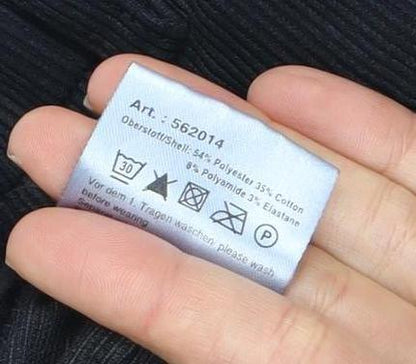 Golfino Men's Black Corduroy Trousers Size M