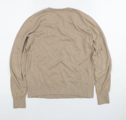 Everlane Women's Beige 2XS Crew Neck Jumper
