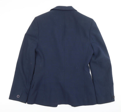 Womens UK Size 6 Anne Brooks Petites Blue Blazer