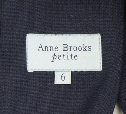 Womens UK Size 6 Anne Brooks Petites Blue Blazer