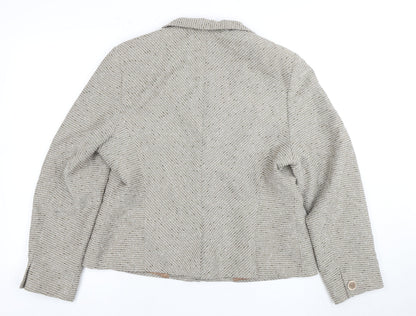 Womens UK Size 16 Alex & Co. Regular Beige Blazer