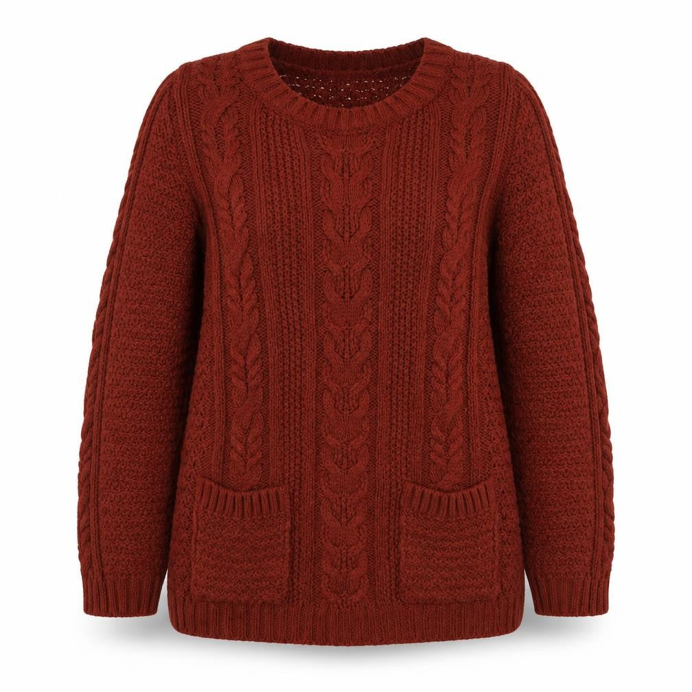 Womens UK Size 8 NEXT Red Pullover Jumper