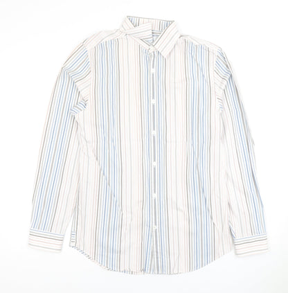 Mens UK Collar Size S Jasper Conran Smart Multicoloured  Dress Shirt