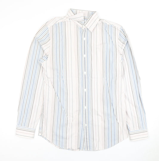 Mens UK Collar Size S Jasper Conran Smart Multicoloured  Dress Shirt