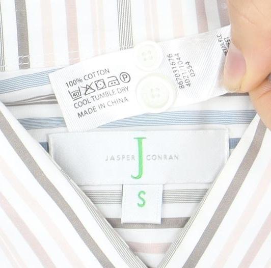 Mens UK Collar Size S Jasper Conran Smart Multicoloured  Dress Shirt
