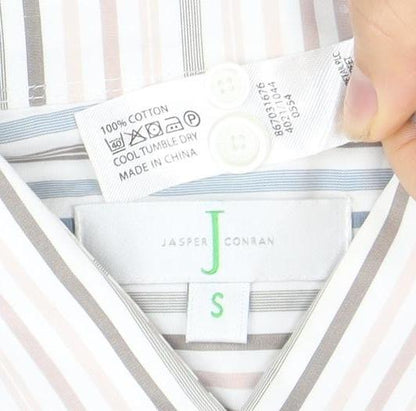 Mens UK Collar Size S Jasper Conran Smart Multicoloured  Dress Shirt