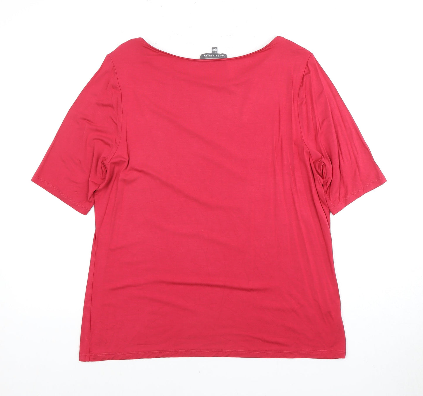 Womens UK Size UK 16 Laura Ashley Red Basic T-Shirt