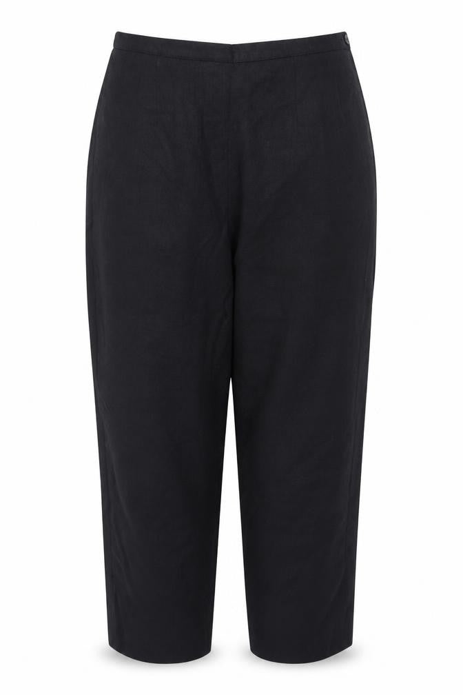 Womens UK Size 14 Eastex Regular Fit Casual Black Trousers