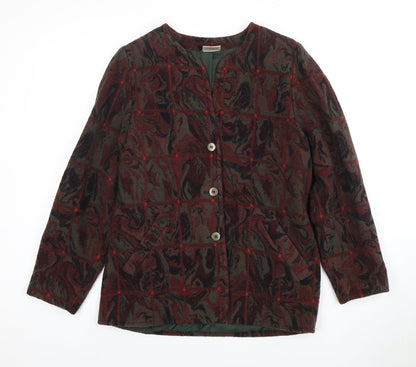 Alexon Women's Multicoloured Check Wool Jacket