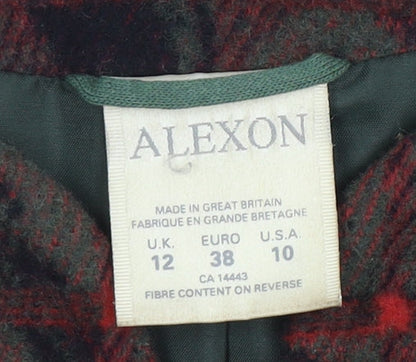 Alexon Women's Multicoloured Check Wool Jacket