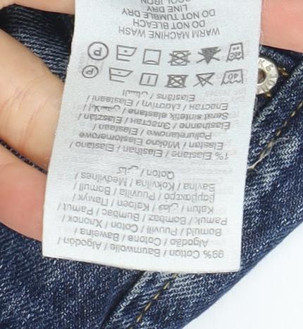 Jack & Jones Men's Blue Straight Jeans Size 30-32